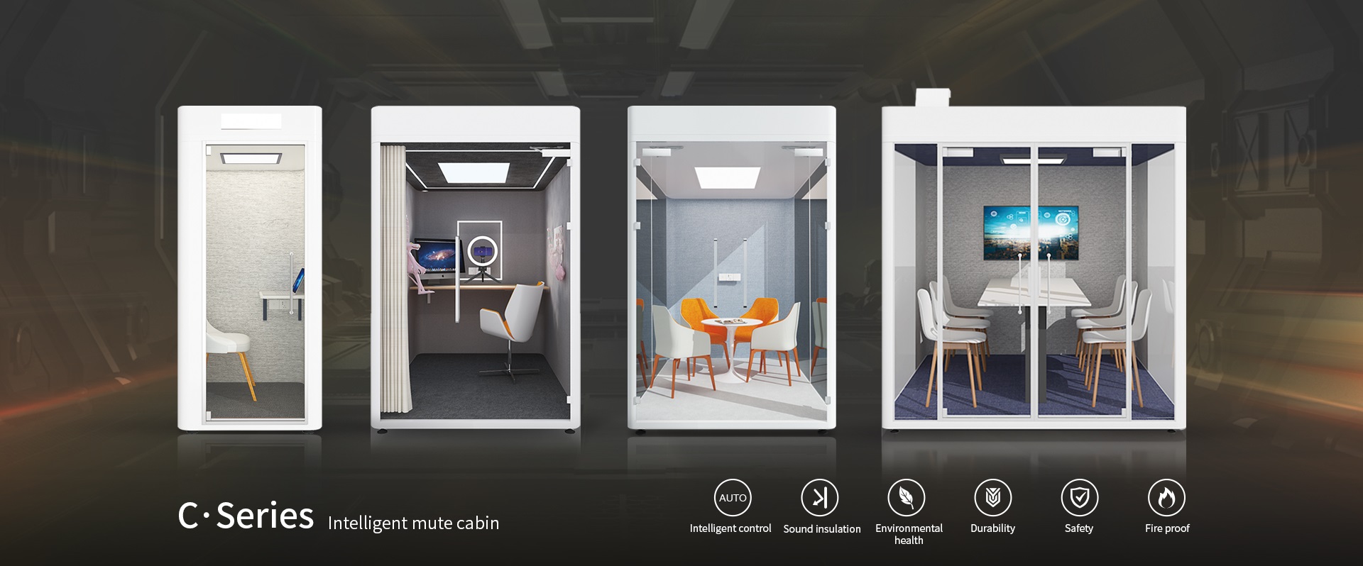 cyspace c-series office booths